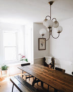 Aldenera Glass Chandelier-Moonnatur