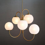 Aldenera Glass Chandelier-Moonnatur