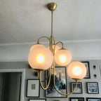 Aldenera Glass Chandelier-Moonnatur