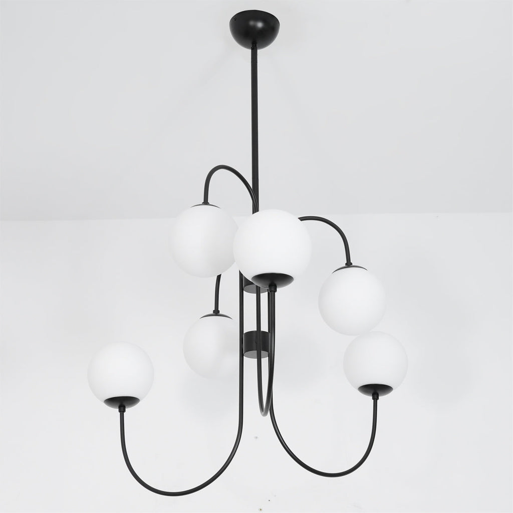 Aldenera Glass Chandelier-Moonnatur