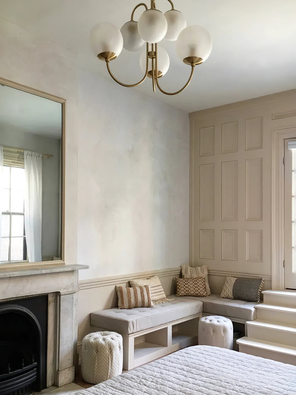 Aldenera Glass Chandelier-Moonnatur