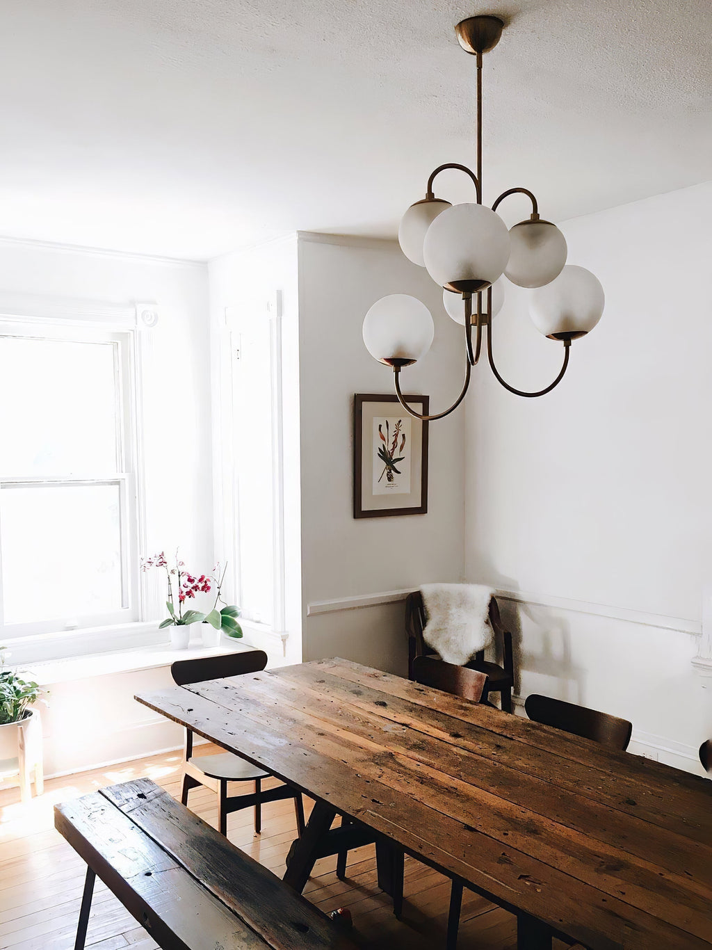 Aldenera Glass Chandelier-Moonnatur