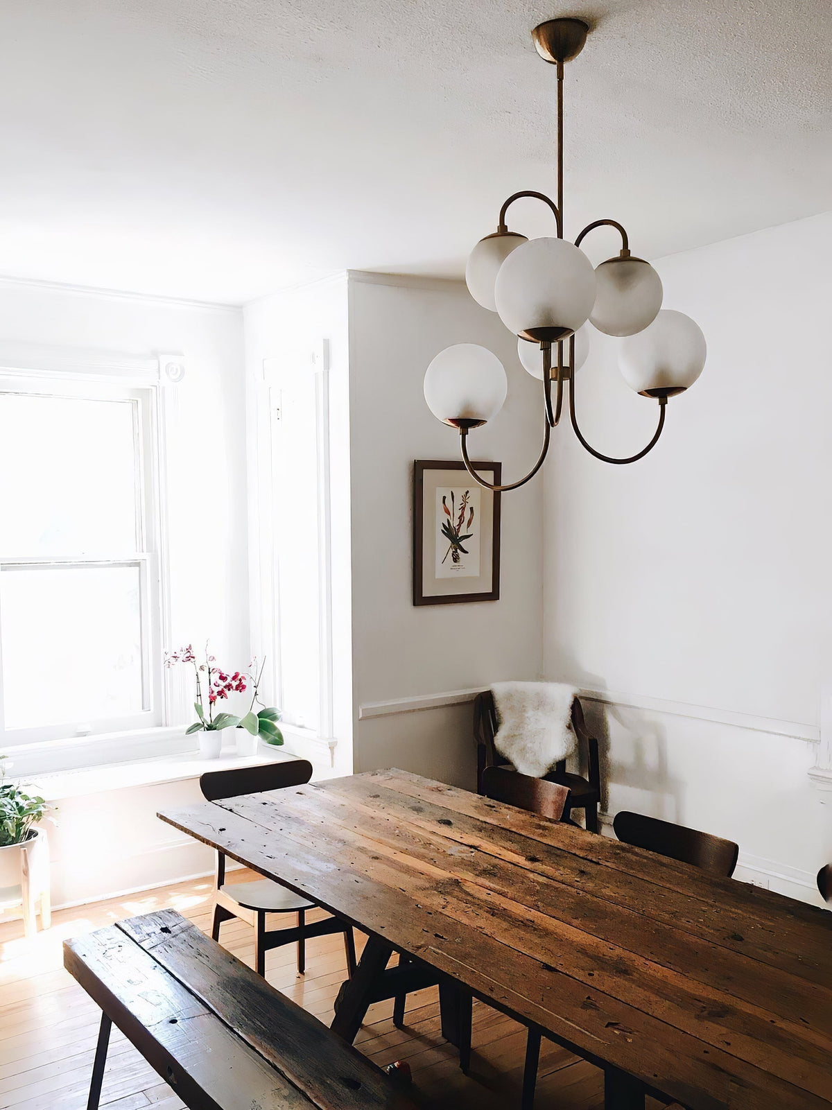 Aldenera Glass Chandelier-Moonnatur