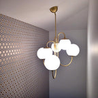 Aldenera Glass Chandelier-Moonnatur