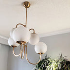 Aldenera Glass Chandelier-Moonnatur