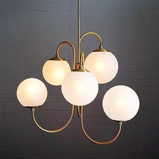 Aldenera Glass Chandelier-Moonnatur