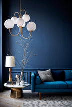 Aldenera Glass Chandelier-Moonnatur