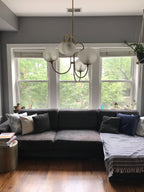 Aldenera Glass Chandelier-Moonnatur