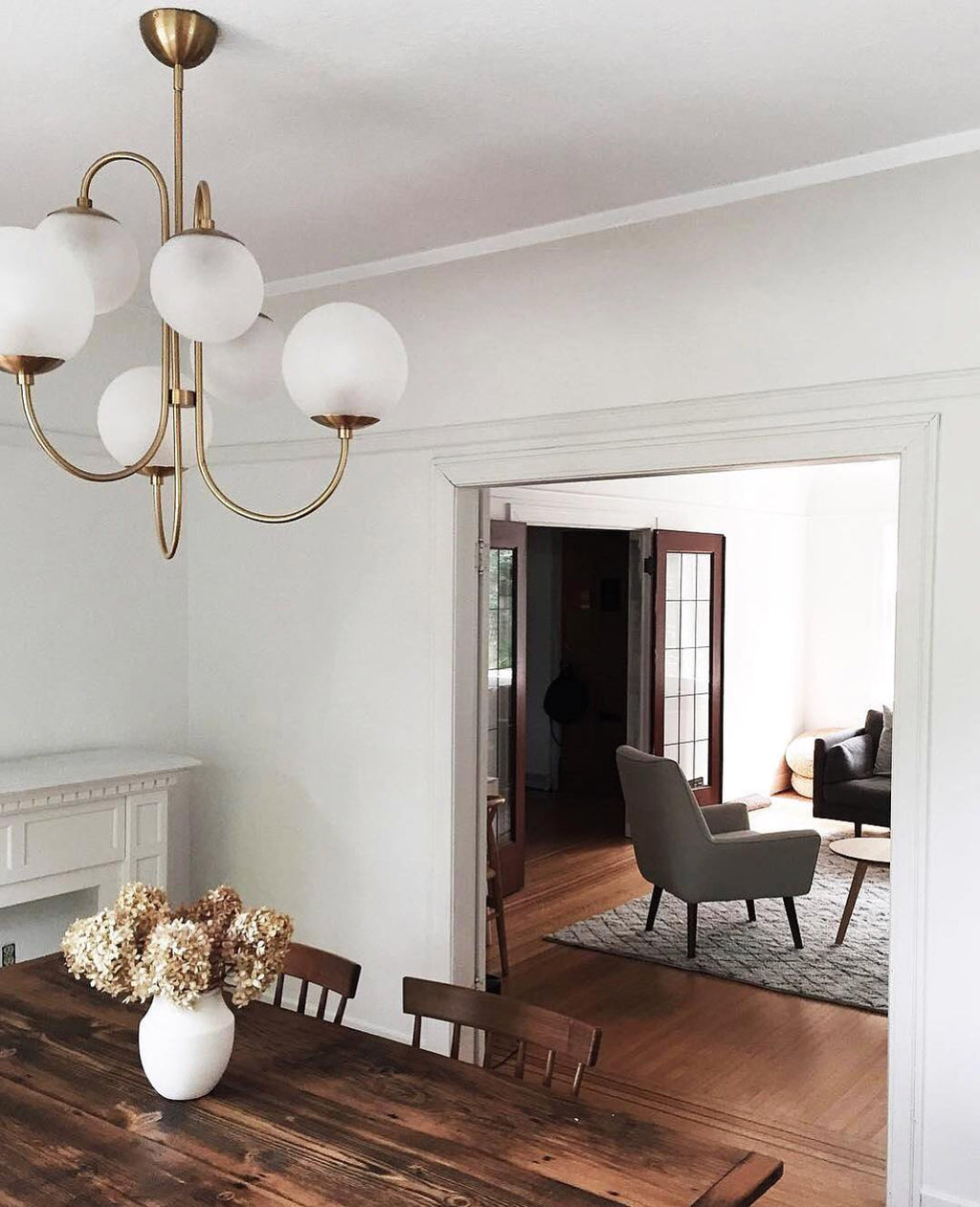 Aldenera Glass Chandelier-Moonnatur
