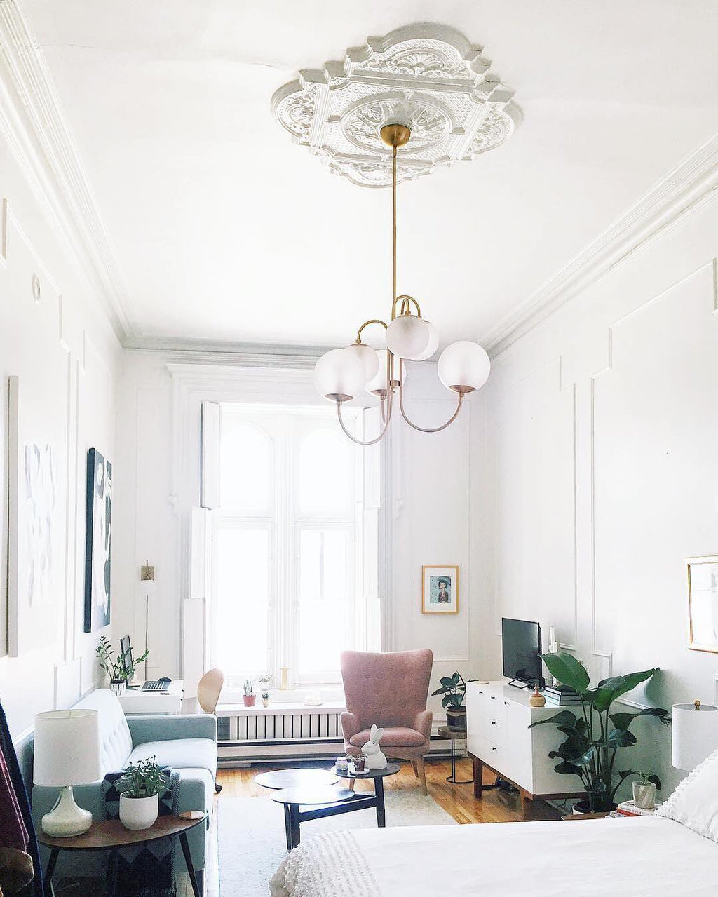 Aldenera Glass Chandelier-Moonnatur