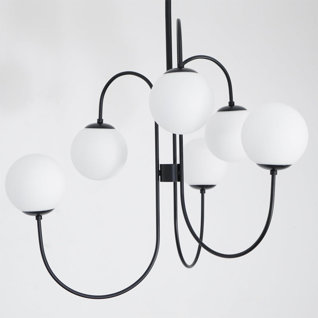Aldenera Glass Chandelier-Moonnatur