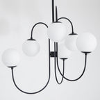 Aldenera Glass Chandelier-Moonnatur