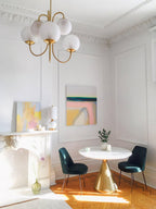Aldenera Glass Chandelier-Moonnatur