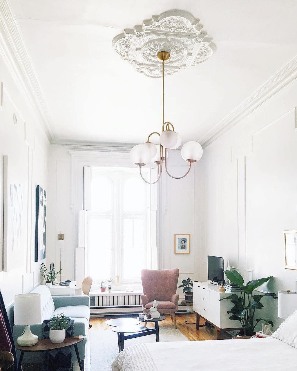 Aldenera Glass Chandelier-Moonnatur