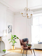 Aldenera Glass Chandelier-Moonnatur