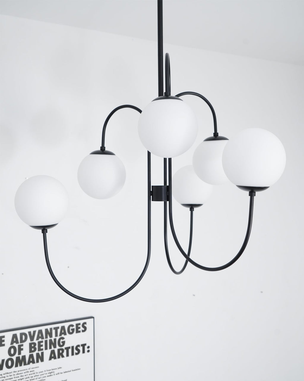 Aldenera Glass Chandelier-Moonnatur