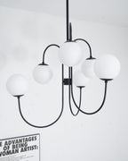 Aldenera Glass Chandelier-Moonnatur