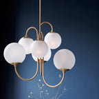 Aldenera Glass Chandelier-Moonnatur