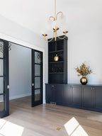 Aldenera Glass Chandelier-Moonnatur