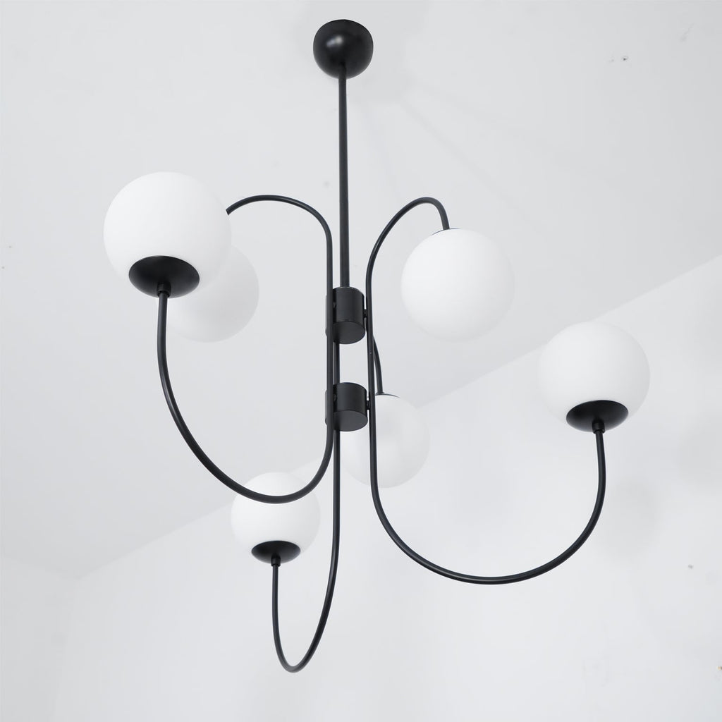Aldenera Glass Chandelier-Moonnatur