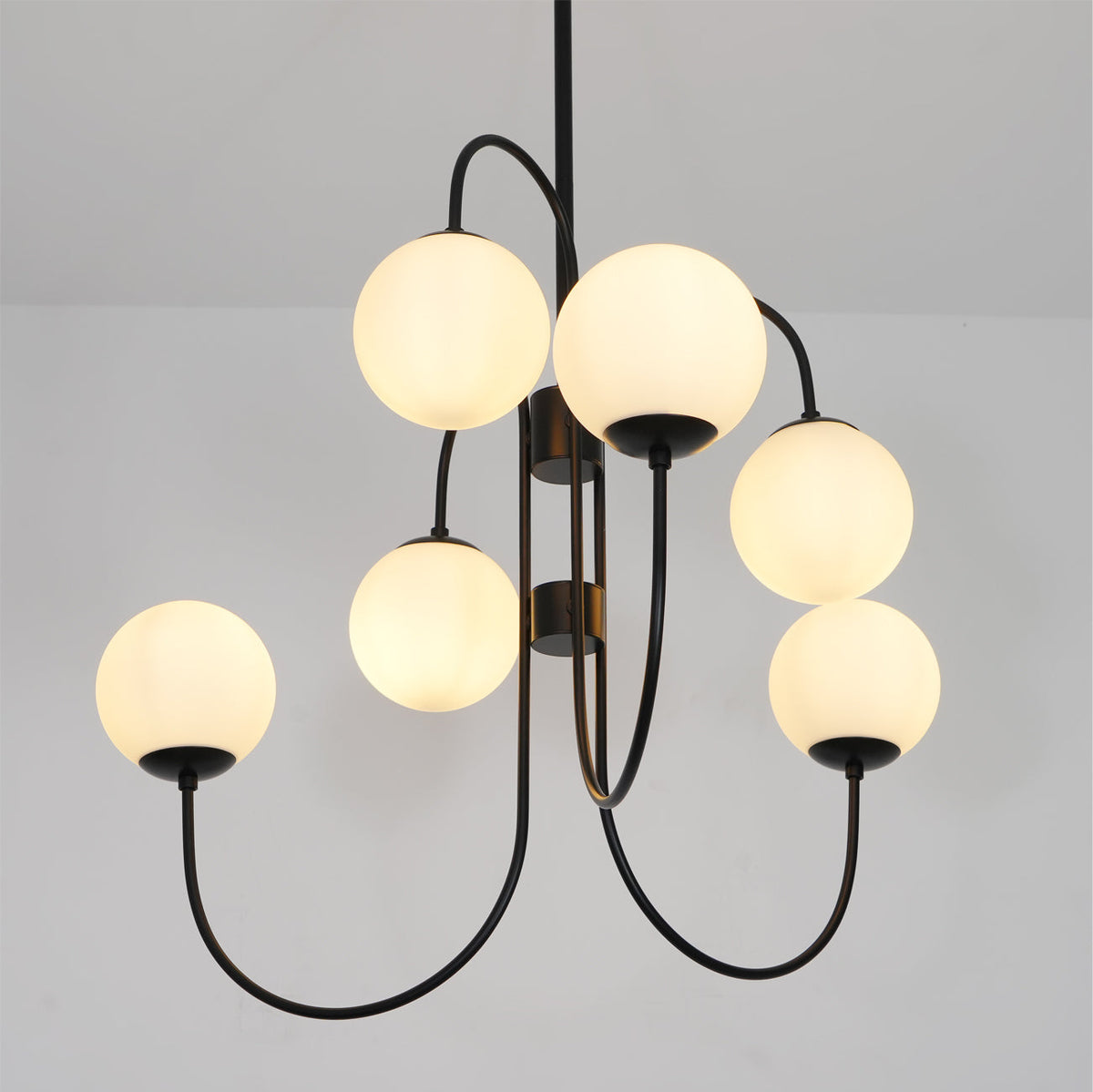 Aldenera Glass Chandelier-Moonnatur