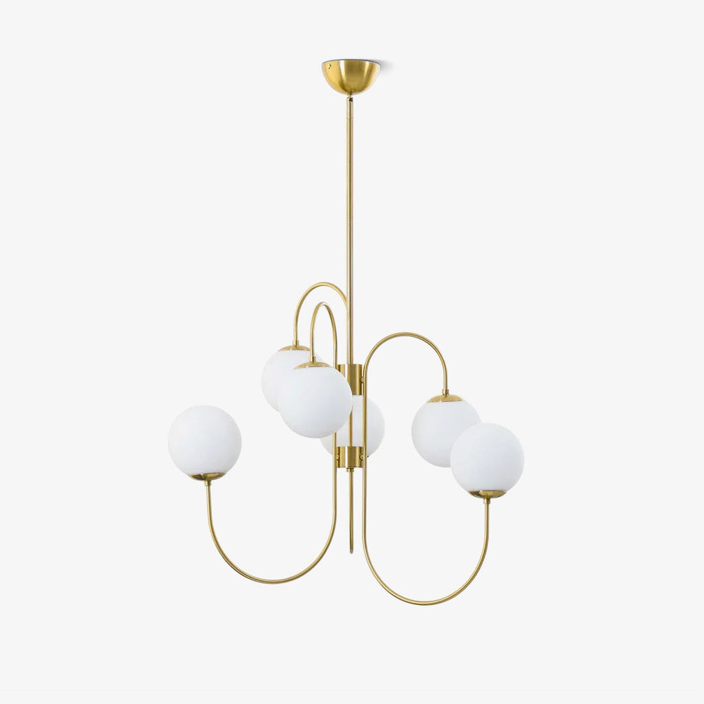 Aldenera Glass Chandelier-Moonnatur