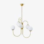 Aldenera Glass Chandelier-Moonnatur