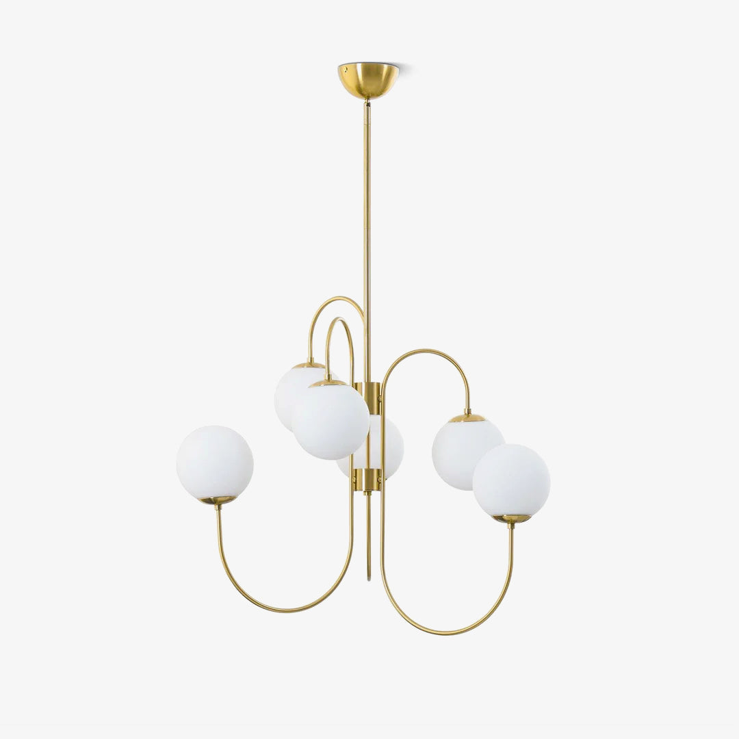 Aldenera Glass Chandelier-Moonnatur