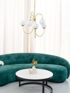 Aldenera Glass Chandelier-Moonnatur