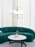 Aldenera Glass Chandelier-Moonnatur