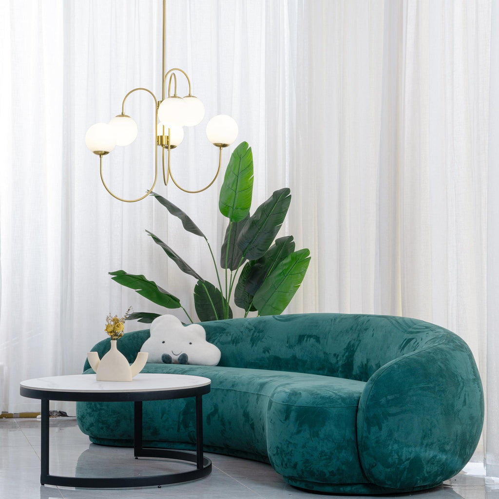 Aldenera Glass Chandelier-Moonnatur