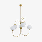 Aldenera Glass Chandelier-Moonnatur