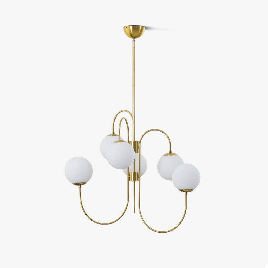 Aldenera Glass Chandelier-Moonnatur
