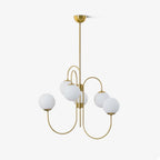 Aldenera Glass Chandelier-Moonnatur