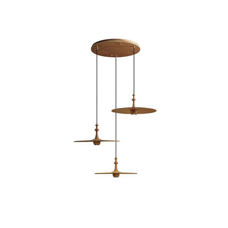 Farenera Wood Pendant Light-Moonnatur