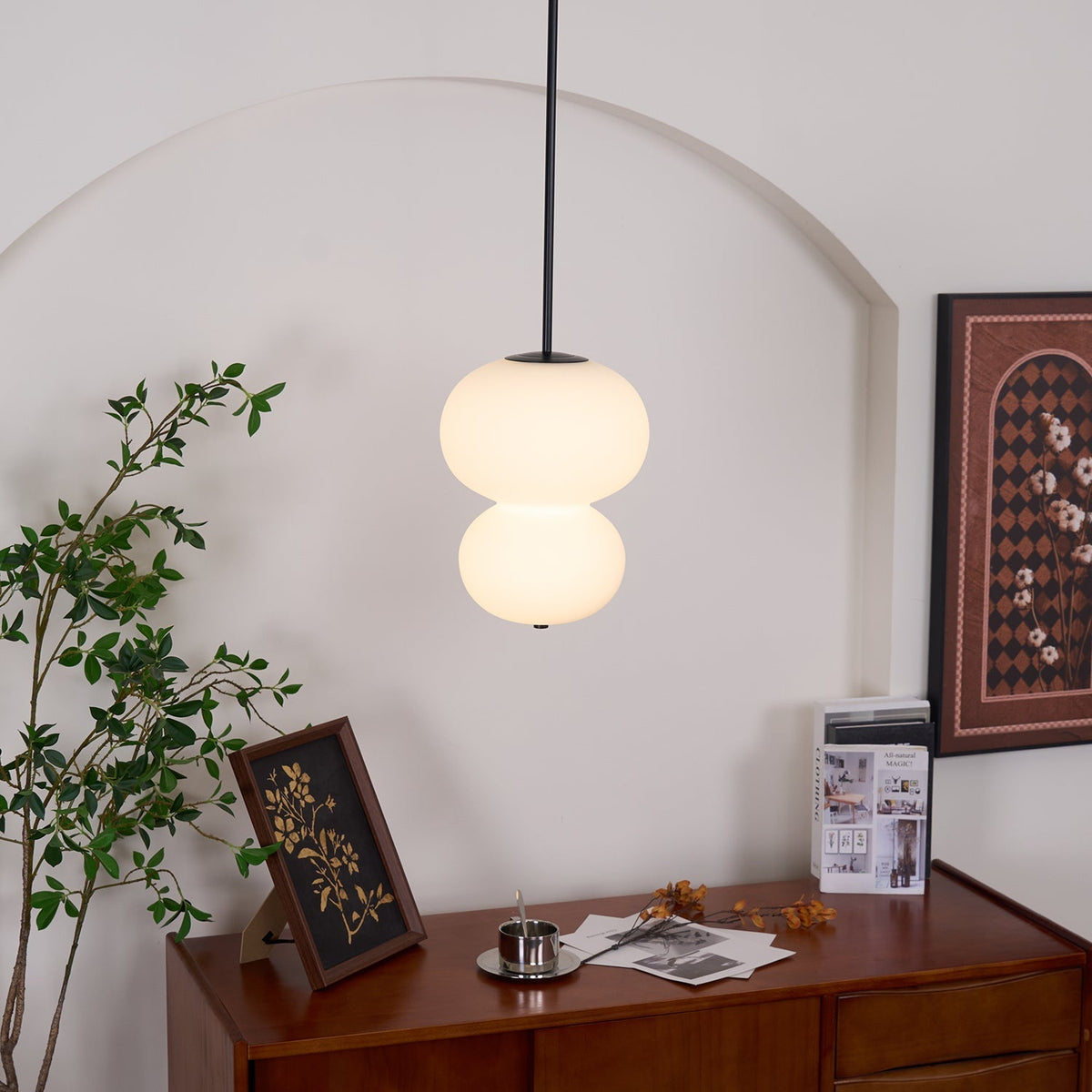 Everune Glass Pendant Light-Moonnatur