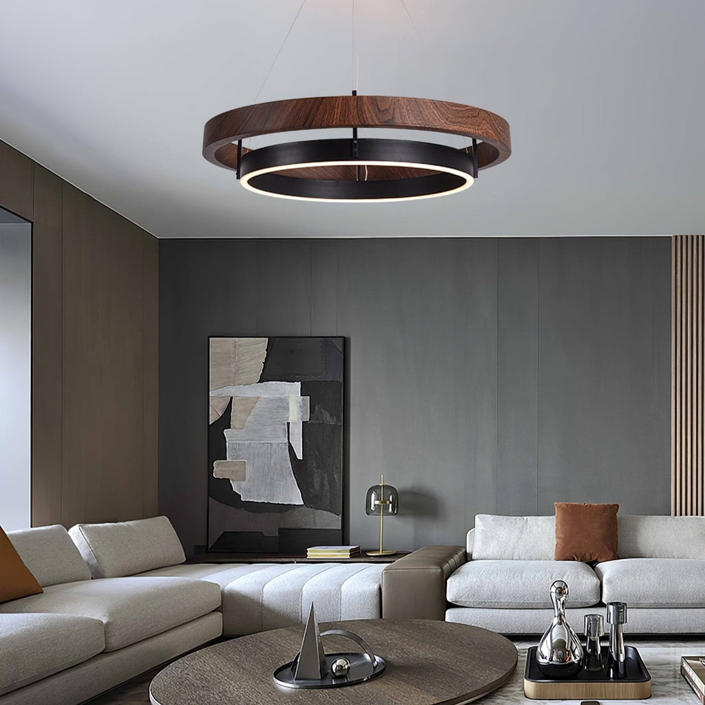 Erlenbrook Wood Chandelier-Moonnatur