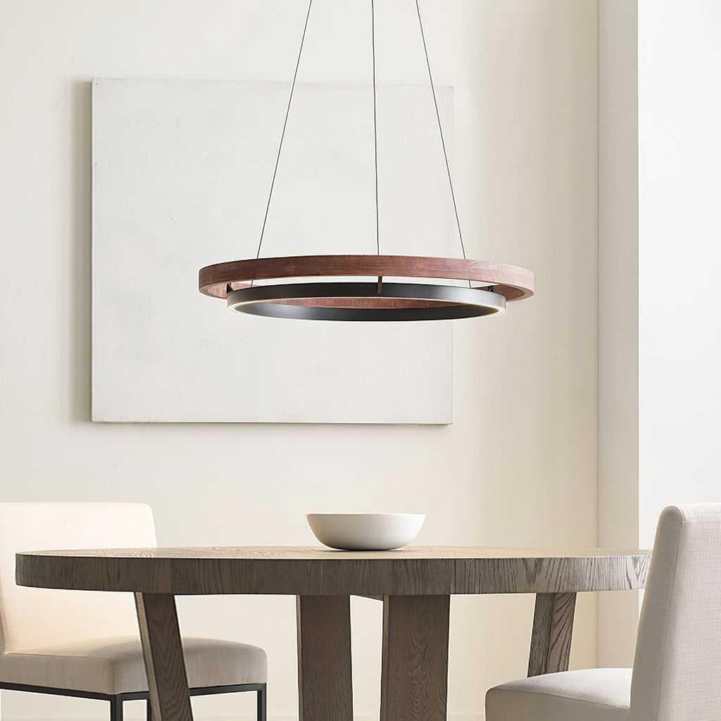 Erlenbrook Wood Chandelier-Moonnatur