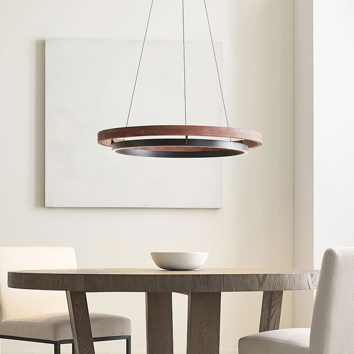 Erlenbrook Wood Chandelier-Moonnatur