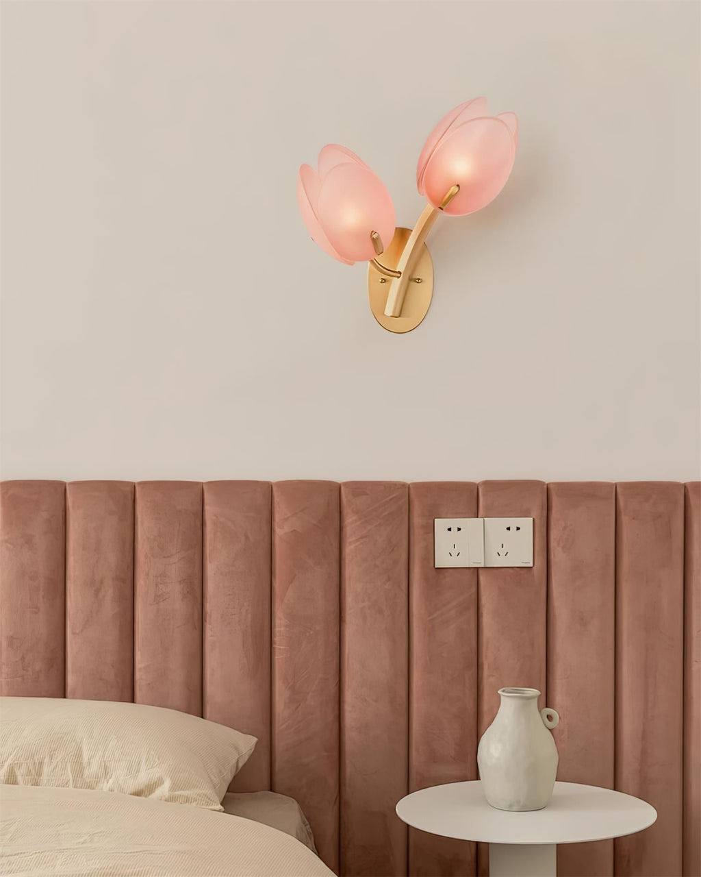 Ordellynne Glass Wall Light-Moonnatur