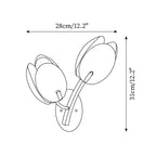 Ordellynne Glass Wall Light-Moonnatur