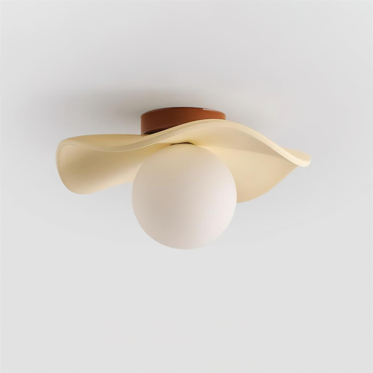 Keldeldale Resin Ceiling Light-Moonnatur