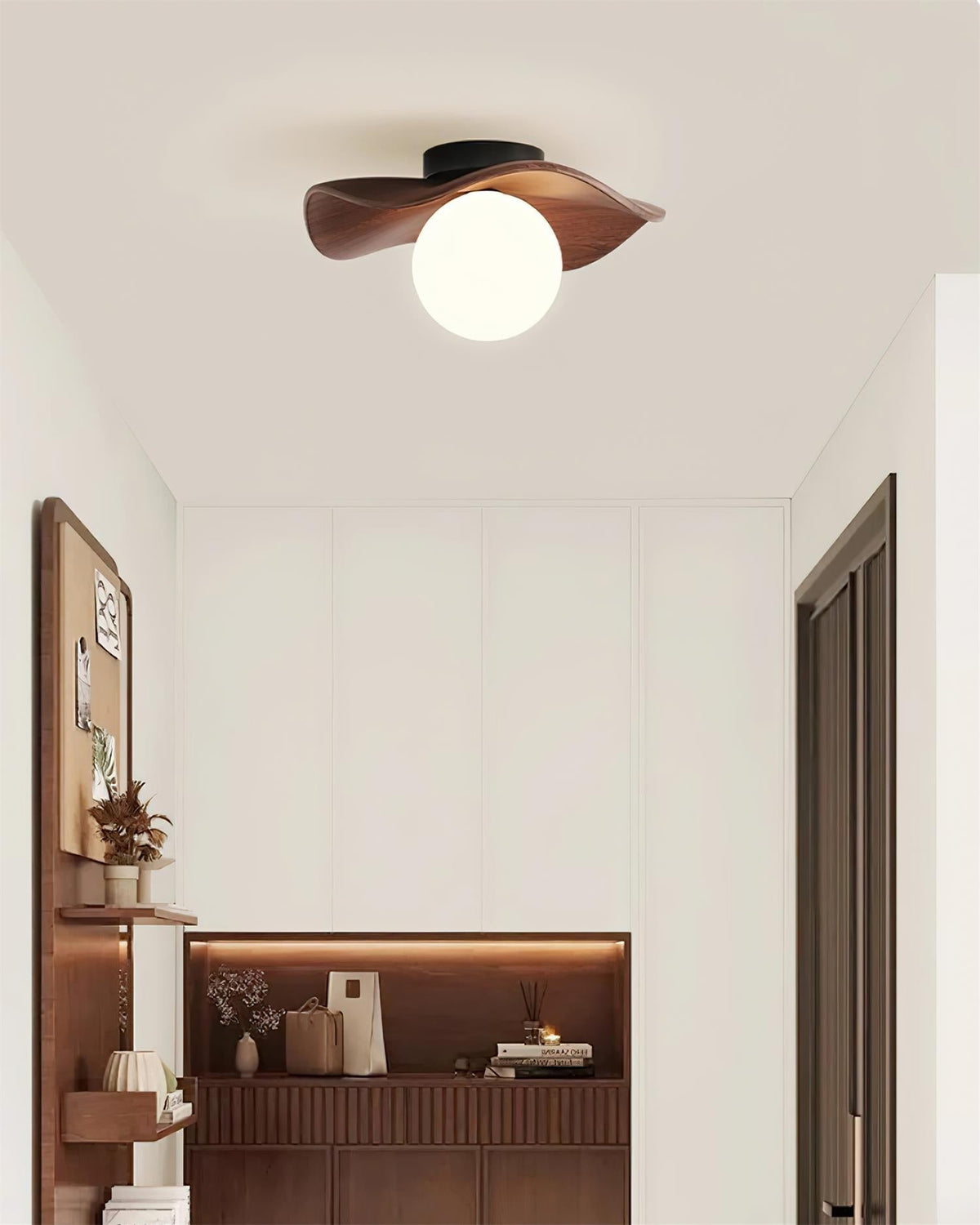 Keldeldale Resin Ceiling Light-Moonnatur