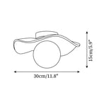 Keldeldale Resin Ceiling Light-Moonnatur