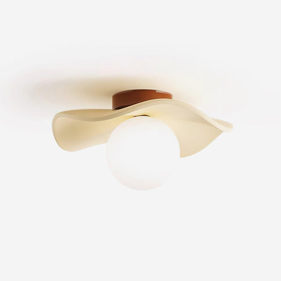 Keldeldale Resin Ceiling Light-Moonnatur