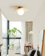 Keldeldale Resin Ceiling Light-Moonnatur