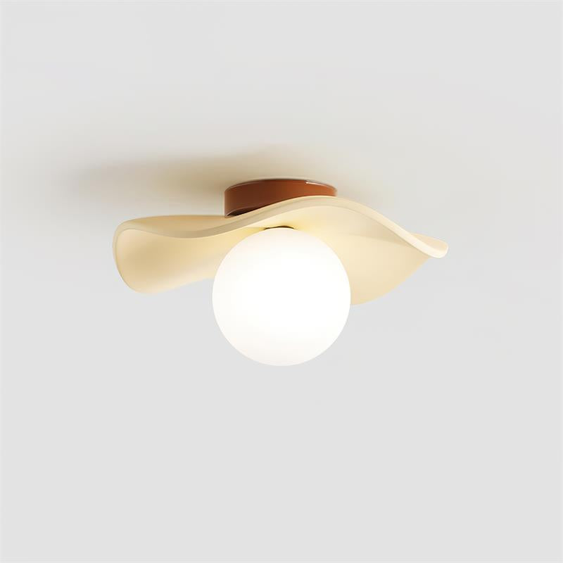 Keldeldale Resin Ceiling Light-Moonnatur