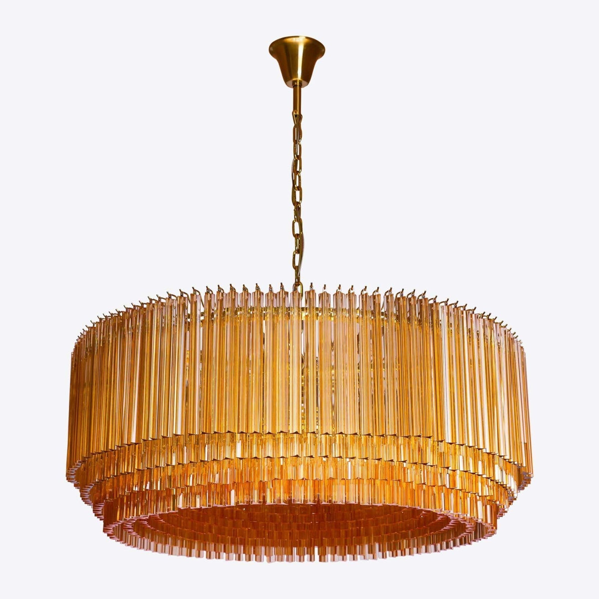 Ambrelia Glass Chandelier-Moonnatur