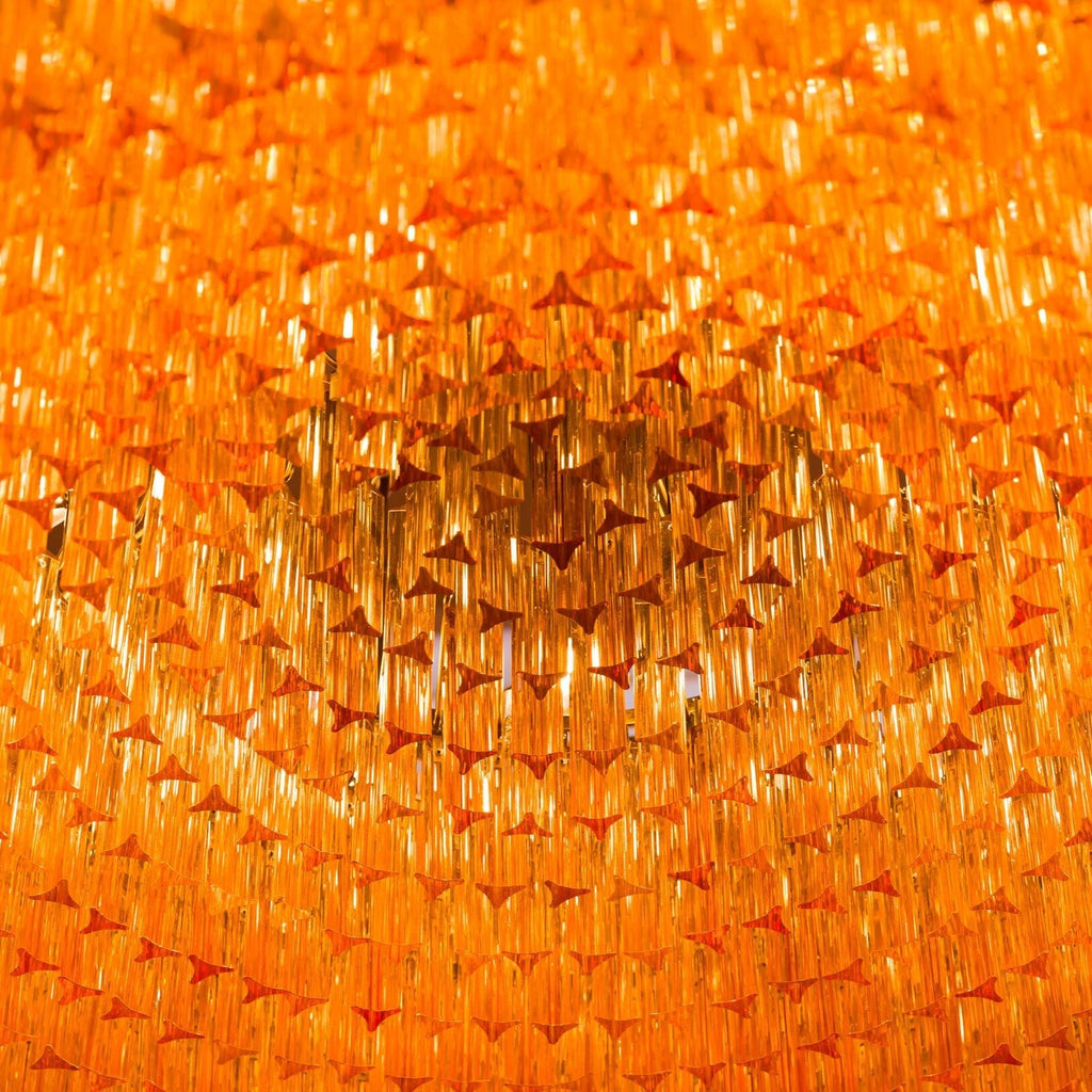 Ambrelia Glass Chandelier-Moonnatur