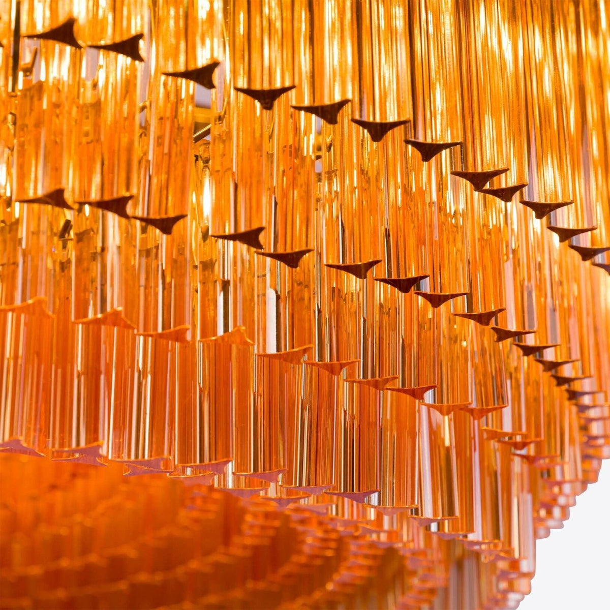 Ambrelia Glass Chandelier-Moonnatur